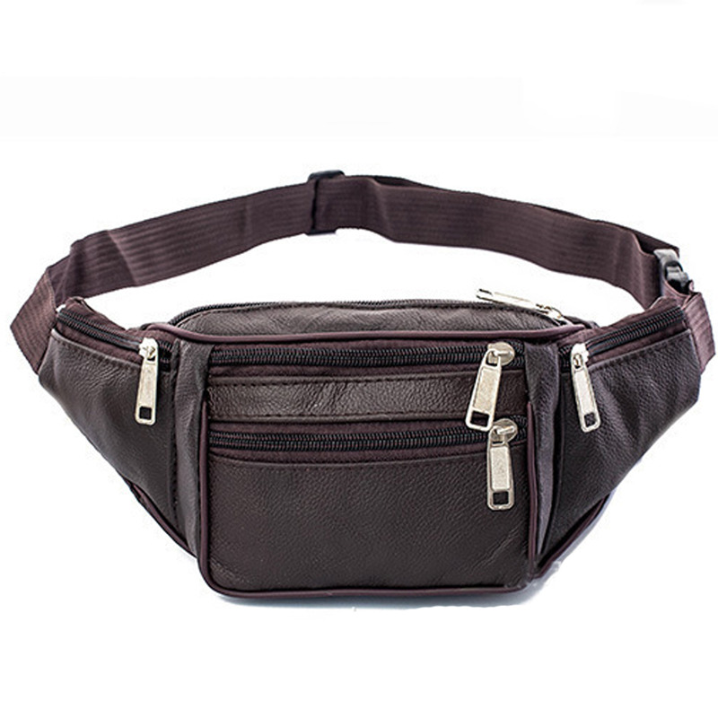 Leather Men Waist Chest Bag Th - مراجعة Running Belt Waist وسعره